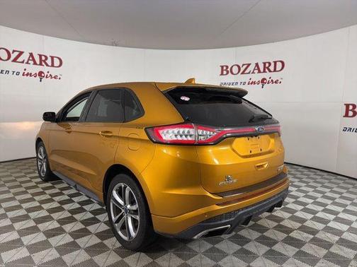 Orange 2015 Ford Edge Sport