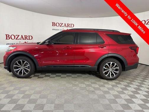 Red Metallic 2025 Ford Explorer ST-Line