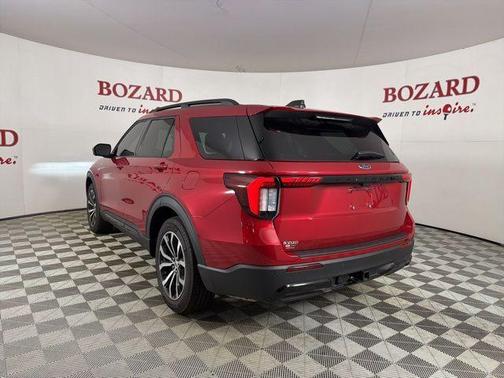 Red Metallic 2025 Ford Explorer ST-Line