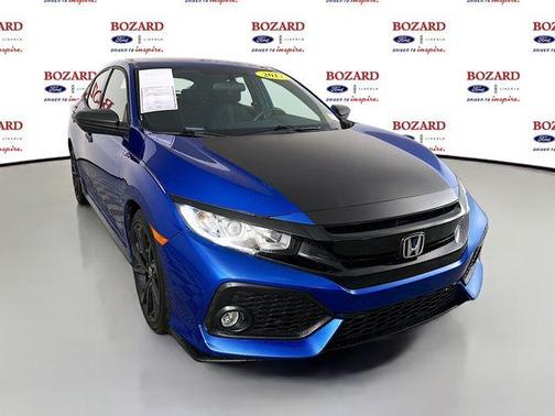 Blue 2017 Honda Civic Sport