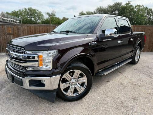 Red 2018 Ford F-150 Lariat