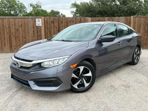 Modern Steel Metallic 2016 Honda Civic LX
