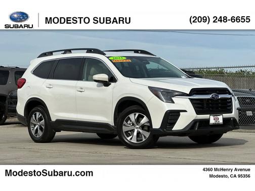Crystal White Pearl 2024 Subaru Ascent Premium