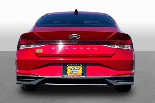 Calypso Red 2021 Hyundai ELANTRA SEL