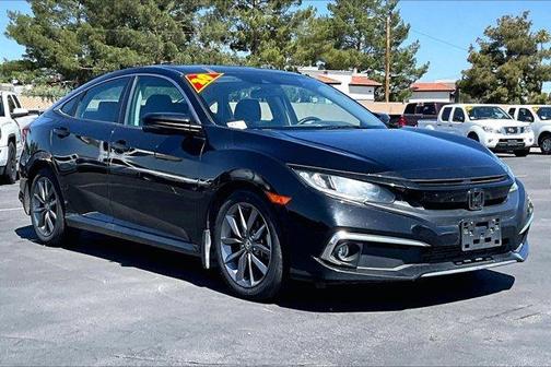 Black 2020 Honda Civic EX