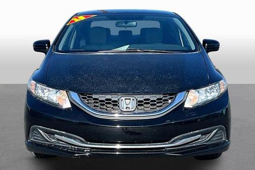 Black 2015 Honda Civic LX
