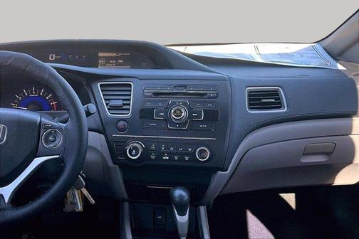 Black 2015 Honda Civic LX