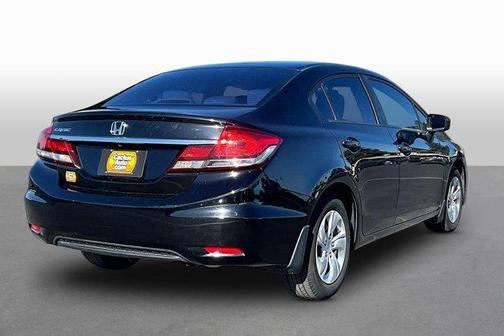 Black 2015 Honda Civic LX