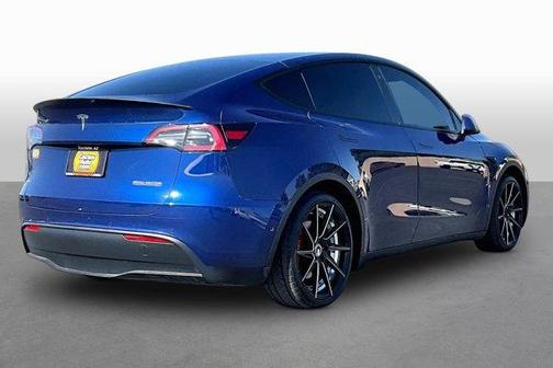 Blue 2021 Tesla Model Y Performance