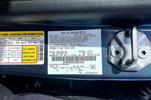 Blue 2018 Ford Fusion Hybrid S