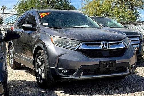 Gray 2017 Honda CR-V EX-L