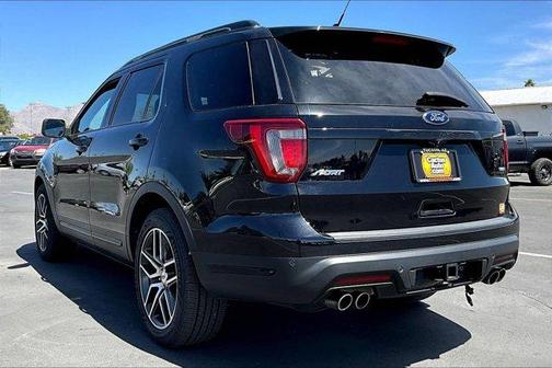 Black 2019 Ford Explorer sport