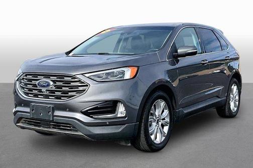 Gray Metallic 2022 Ford Edge Titanium