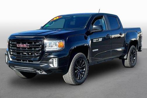 Black 2021 GMC Canyon Elevation