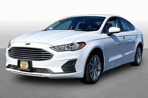 Oxford White 2020 Ford Fusion Hybrid SE