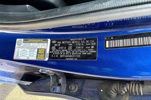 Deep Sea Blue 2019 Kia Forte S