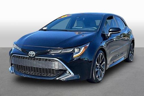Black 2019 Toyota Corolla Hatchback XSE