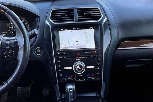 Shadow Black 2017 Ford Explorer Platinum