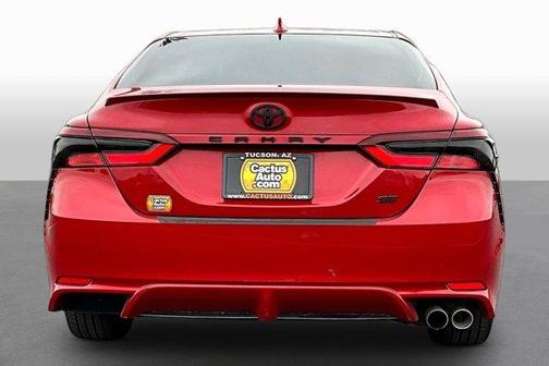 Red 2021 Toyota Camry SE