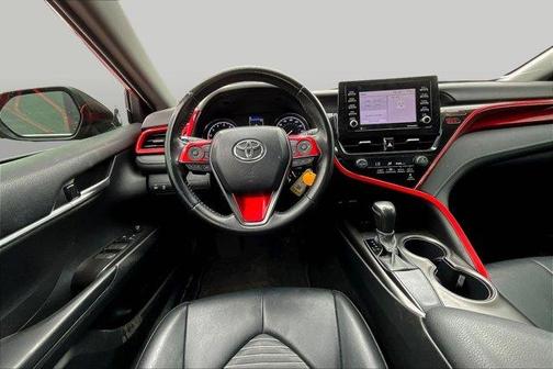 Red 2021 Toyota Camry SE