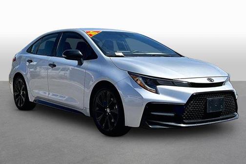 Classic Silver Metallic 2021 Toyota Corolla Nightshade