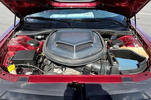 Octane Red Pearlcoat 2018 Dodge Challenger 392 Hemi Scat Pack Shaker