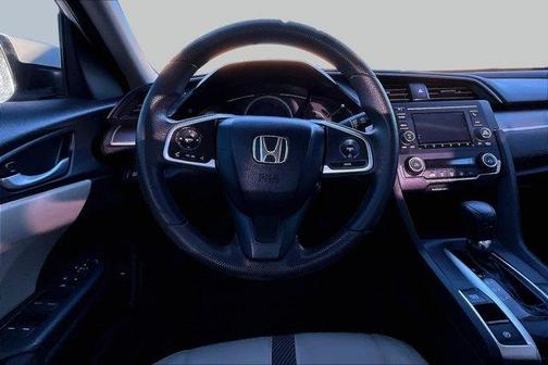 White 2018 Honda Civic LX