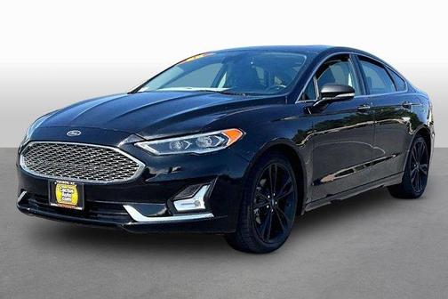 Black Metallic 2020 Ford Fusion Titanium