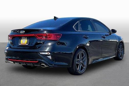 Aurora Black 2021 Kia Forte GT-Line