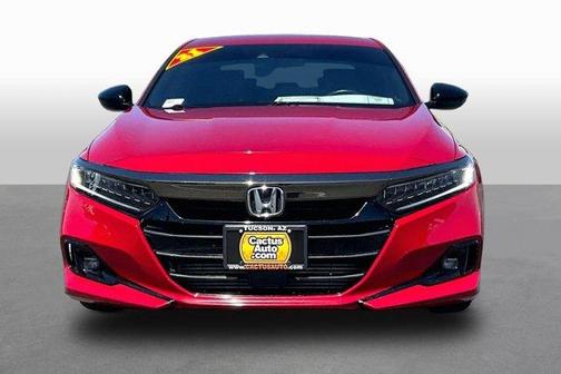 Red 2021 Honda Accord Sport 1.5T