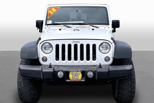 Bright White Clearcoat 2018 Jeep Wrangler JK Unlimited Sport