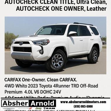 2023 Toyota 4Runner TRD Off Road Premium