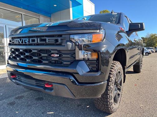 Black 2026 Chevrolet Silverado 1500 Custom Trail Boss