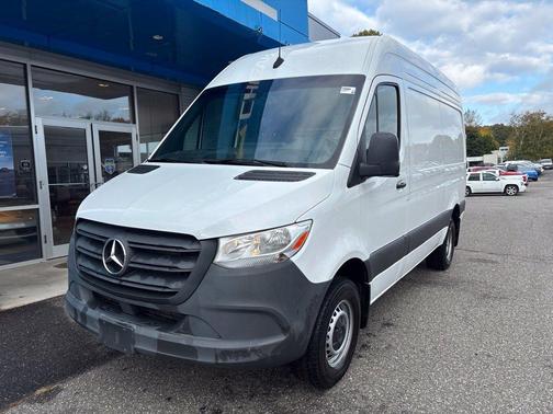White 2024 Mercedes-Benz Sprinter 3500 144 WB Standard Roof Cargo