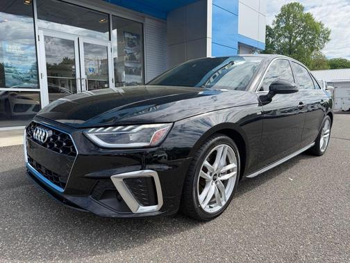 Mythos Black Metallic 2023 Audi A4 45 S line Premium Plus