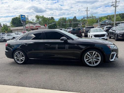 Mythos Black Metallic 2023 Audi A4 45 S line Premium Plus