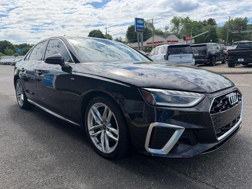 Mythos Black Metallic 2023 Audi A4 45 S line Premium Plus