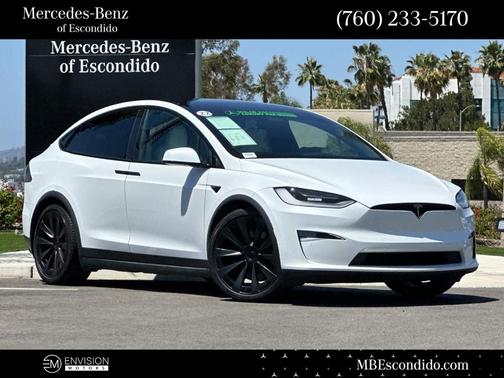 Pearl White Multi 2022 Tesla Model X Base