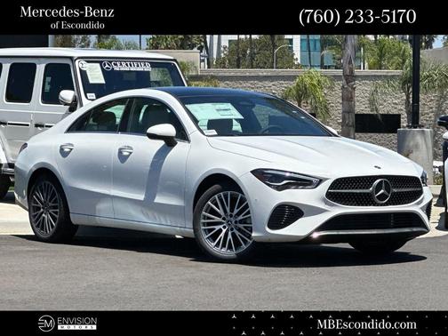 Polar White 2025 Mercedes-Benz CLA 250 Base 4MATIC