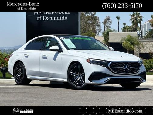 MANUFAKTUR Moonlight White Metallic 2024 Mercedes-Benz E-Class E 450 4MATIC