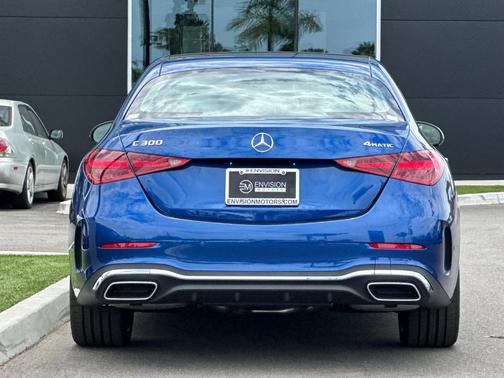 Blue 2026 Mercedes-Benz C-Class C 300 4MATIC