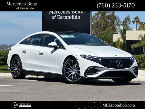 Polar White 2026 Mercedes-Benz EQS 450 Base 4MATIC
