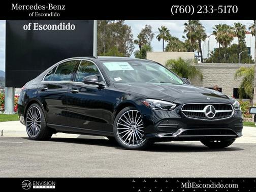 Black 2026 Mercedes-Benz C-Class C 300