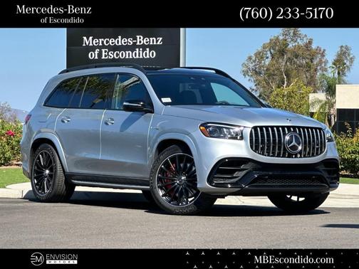 Cirrus Silver Metallic 2023 Mercedes-Benz AMG GLS 63 Base 4MATIC