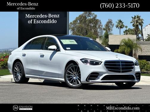 White 2026 Mercedes-Benz S-Class Base