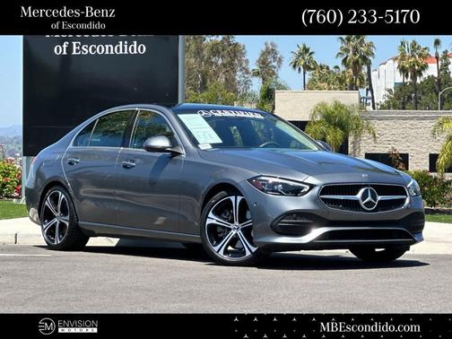 Gray Metallic 2022 Mercedes-Benz C-Class C 300