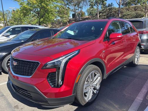 Red 2020 Cadillac XT4 Sport