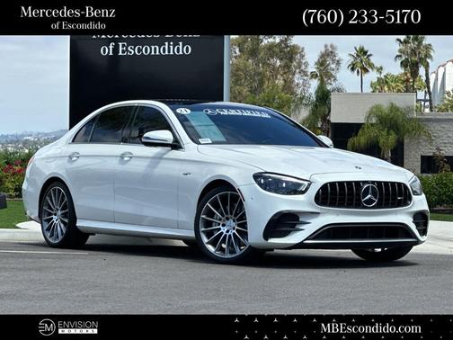 designo Diamond White Metallic 2021 Mercedes-Benz AMG E 53 Base 4MATIC