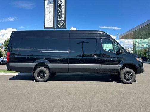 Obsidian Black Metallic 2026 Mercedes-Benz Sprinter 3500XD High Roof