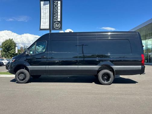 Obsidian Black Metallic 2026 Mercedes-Benz Sprinter 3500XD High Roof